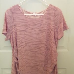 PinkBlush Pink Rose Gold maternity dress